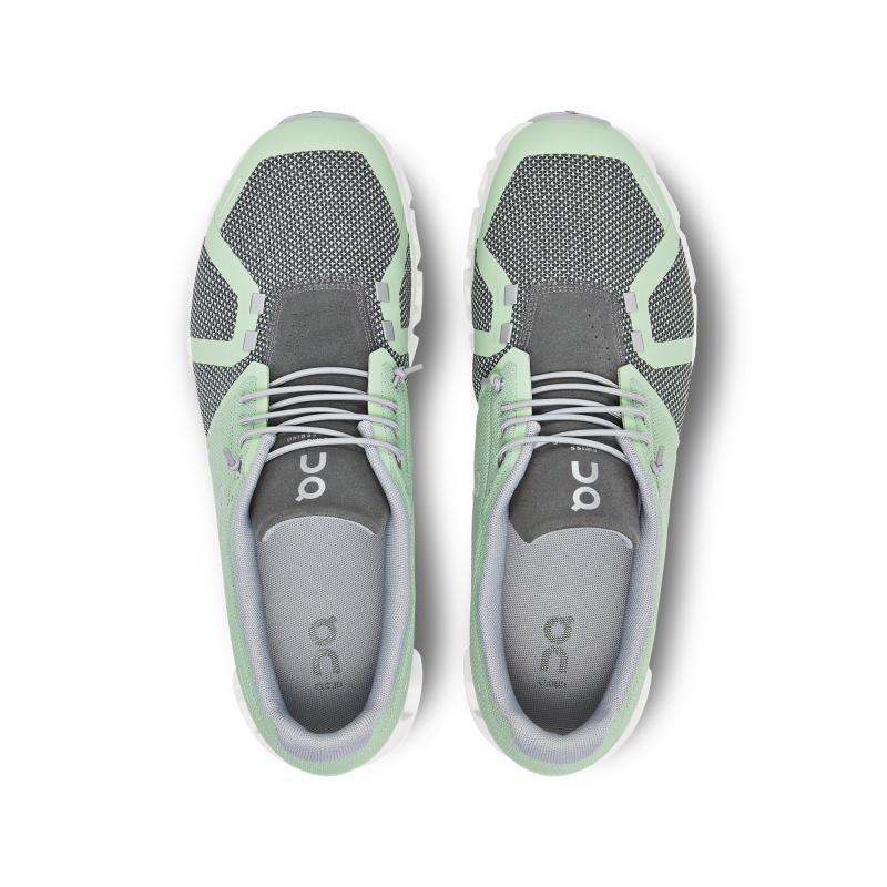 On Running Cloud 5 Combo Men's Life Shoes Leaf | Eclipse Green | HIZKU-0916