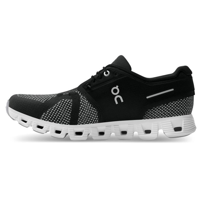 On Running Cloud 5 Combo Women's Lifestyle Shoes Black | Alloy | IKLHC-9743