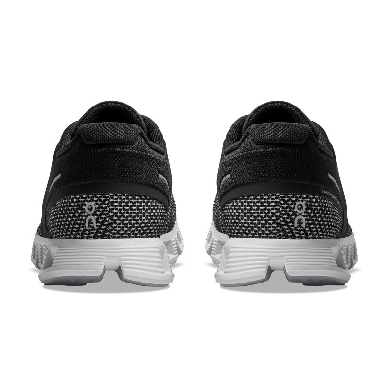 On Running Cloud 5 Combo Women's Lifestyle Shoes Black | Alloy | IKLHC-9743