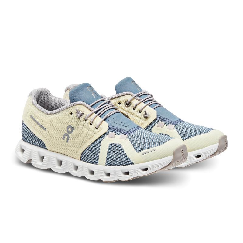 On Running Cloud 5 Combo Women's Lifestyle Shoes Ray | Metal Blue | EOZBT-2304