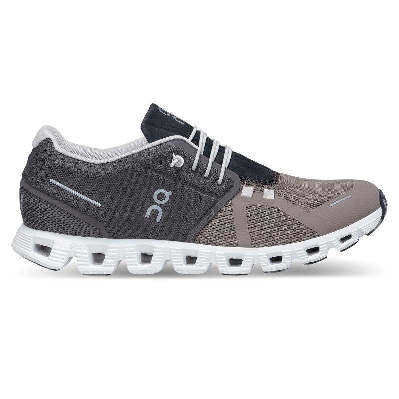 On Running Cloud 5 Fuse Men\'s Life Shoes Eclipse | Zinc Grey | OITZU-1029