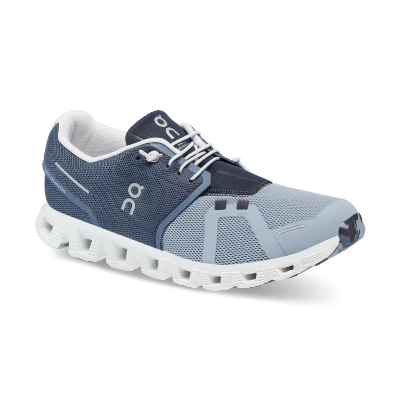 On Running Cloud 5 Fuse Men's Life Shoes Storm | Chambray Blue | SWBYN-4208