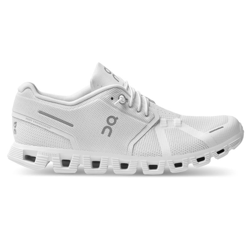 On Running Cloud 5 Men\'s Life Shoes All White | QKPID-7268