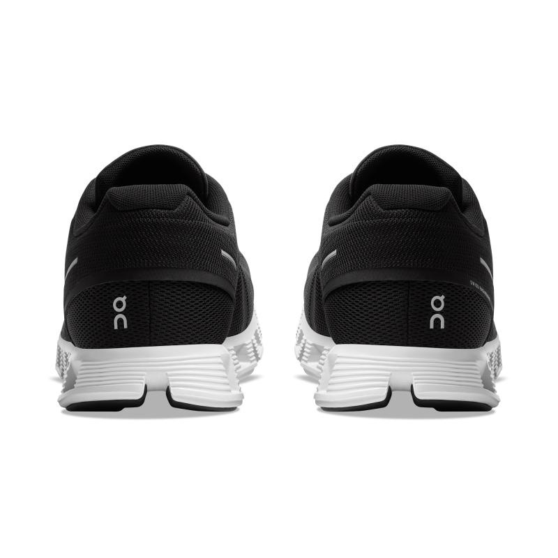 On Running Cloud 5 Men's Life Shoes Black | White | UERBJ-7698