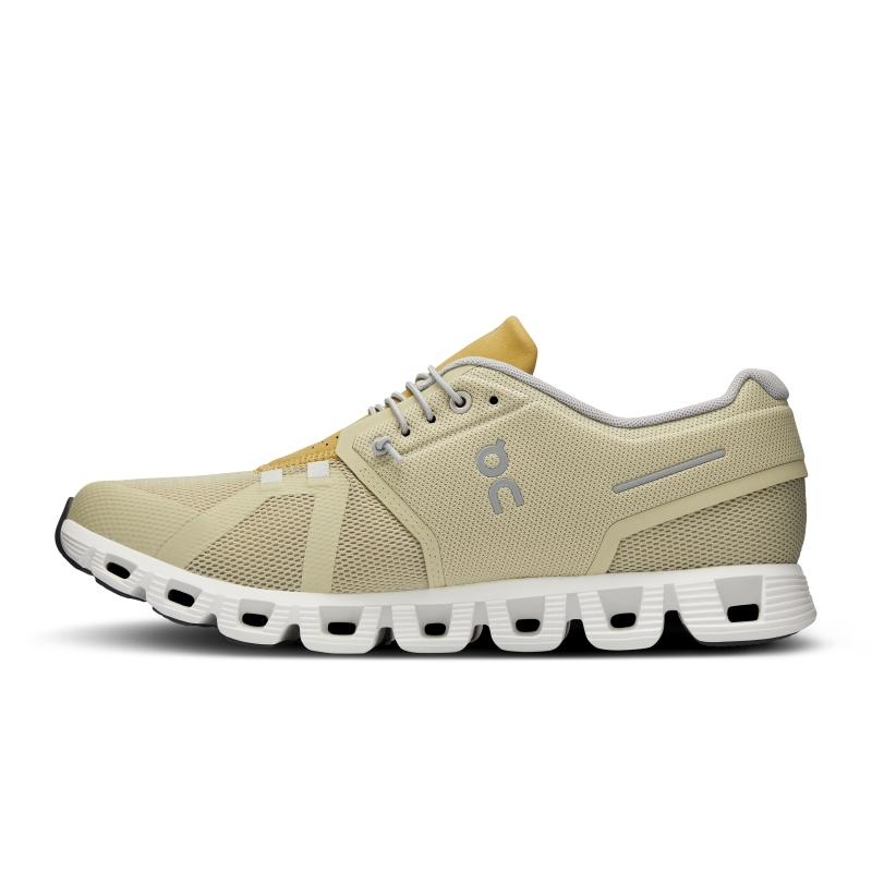 On Running Cloud 5 Men's Life Shoes Haze | Bronze Khaki | YCBOW-1792