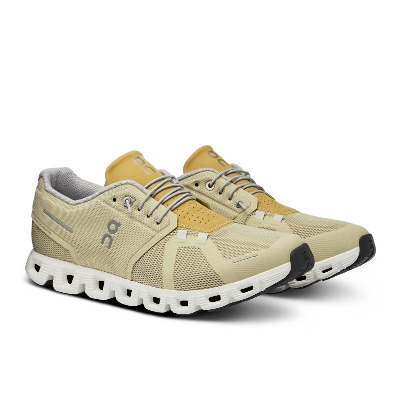 On Running Cloud 5 Men's Life Shoes Haze | Bronze Khaki | YCBOW-1792