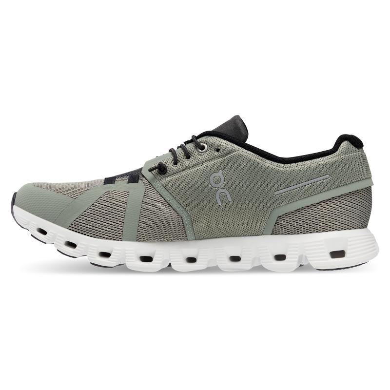 On Running Cloud 5 Men's Life Shoes Kelp | Shadow Grey | BZJHG-6915