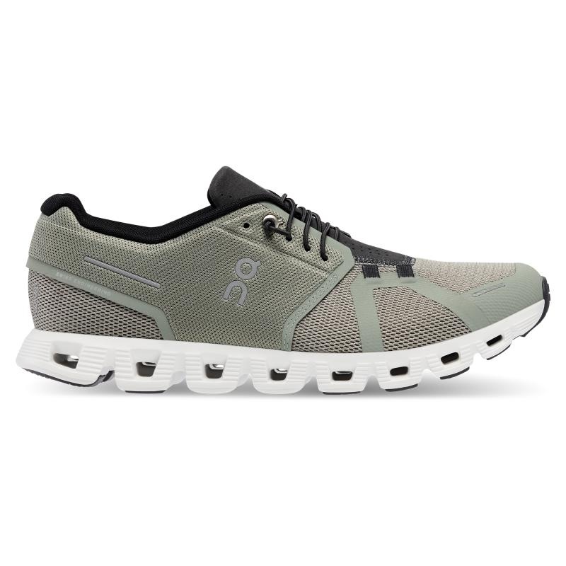 On Running Cloud 5 Men\'s Life Shoes Kelp | Shadow Grey | BZJHG-6915