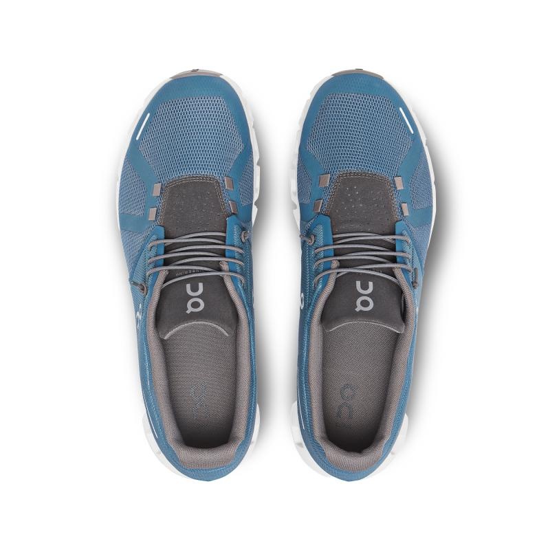 On Running Cloud 5 Men's Life Shoes Stellar | Eclipse Blue | FQOVX-8462