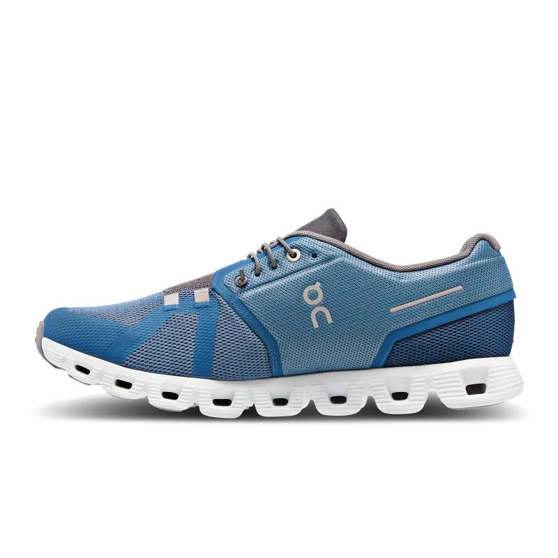 On Running Cloud 5 Men's Life Shoes Stellar | Eclipse Blue | FQOVX-8462