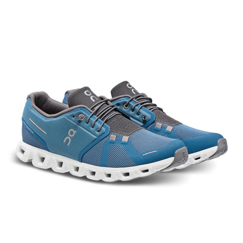 On Running Cloud 5 Men's Life Shoes Stellar | Eclipse Blue | FQOVX-8462