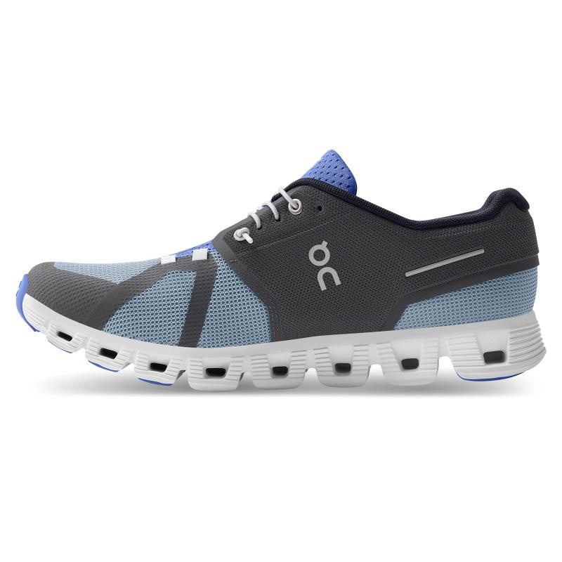 On Running Cloud 5 Push Men's Life Shoes Eclipse | Chambray Grey | MAQCR-0195