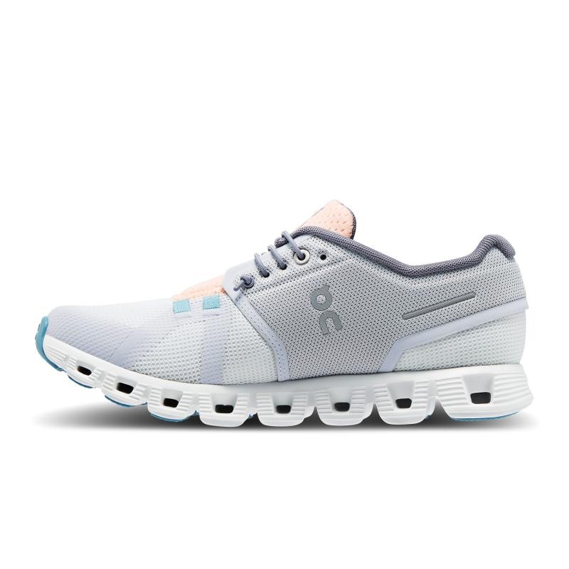 On Running Cloud 5 Push Women's Lifestyle Shoes Glacier | Undyed-White | DGUVB-0753