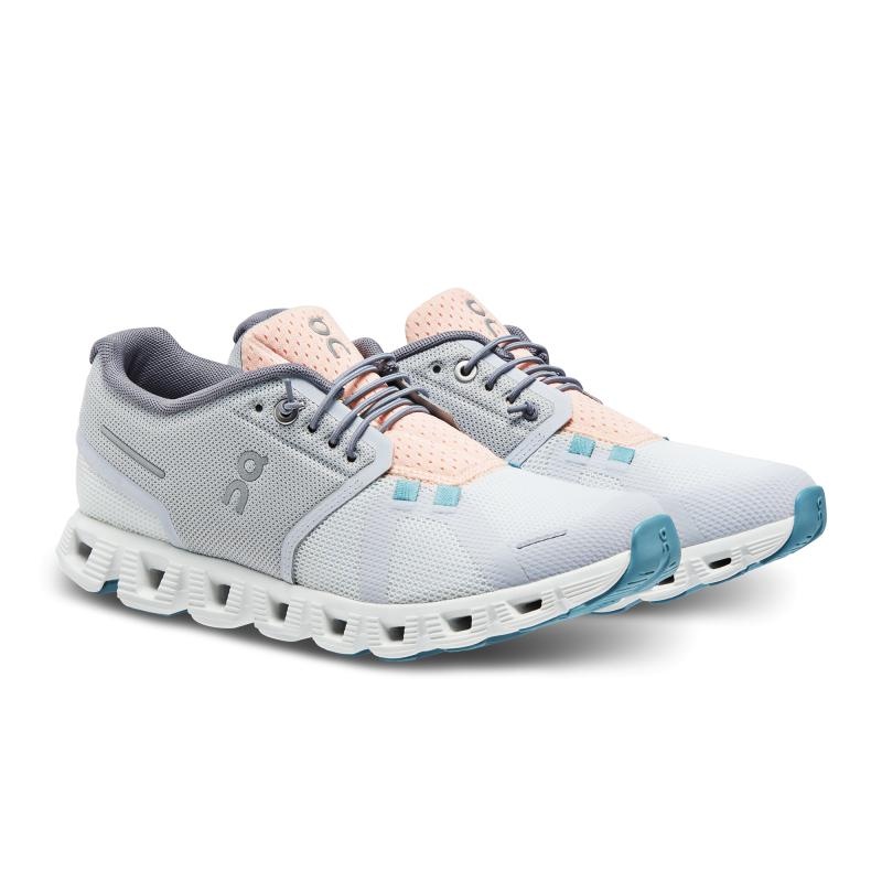 On Running Cloud 5 Push Women's Lifestyle Shoes Glacier | Undyed-White | DGUVB-0753