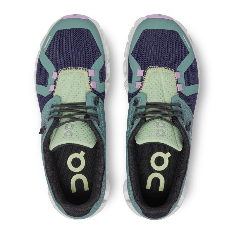 On Running Cloud 5 Push Women's Lifestyle Shoes Cobble | Flint Turquoise | APFRU-9625