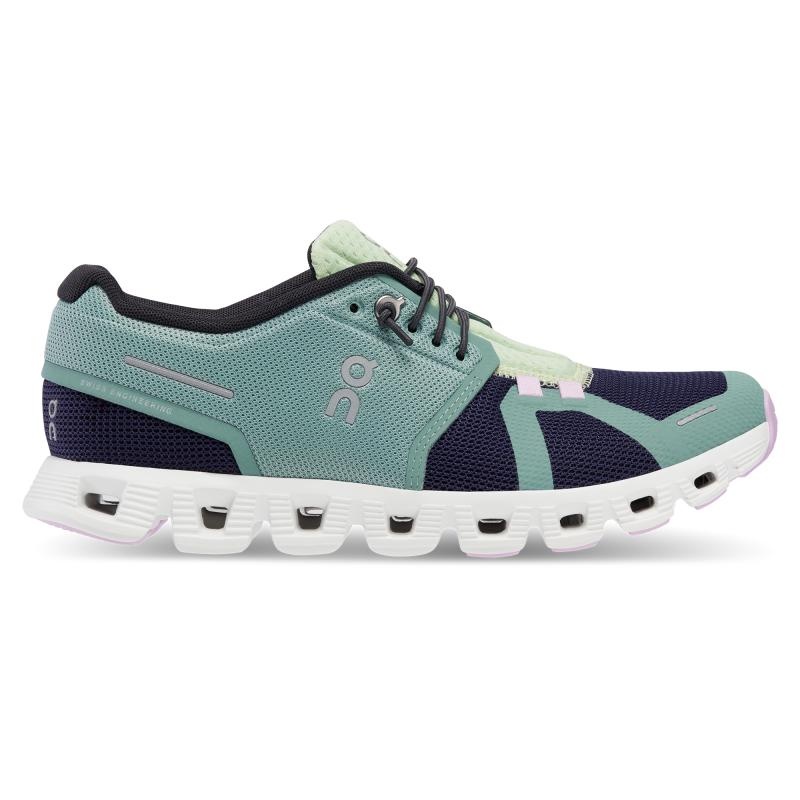 On Running Cloud 5 Push Women\'s Lifestyle Shoes Cobble | Flint Turquoise | APFRU-9625