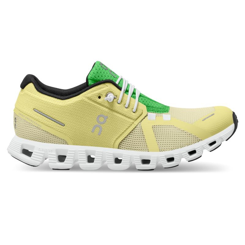 On Running Cloud 5 Push Women\'s Travel Shoes Hay | Acacia Yellow | LXDPV-0819