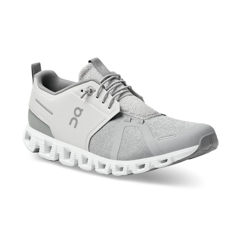 On Running Cloud 5 Terry Men's Life Shoes Glacier | Lunar Grey | OMQER-4573