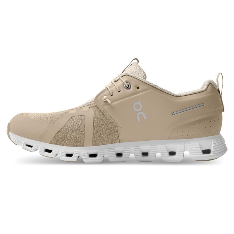 On Running Cloud 5 Terry Men's Life Shoes Sand | Pearl Khaki | HDNUB-3021