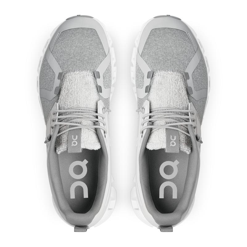 On Running Cloud 5 Terry Women's Lifestyle Shoes Glacier | Lunar Grey | LYQKF-4972