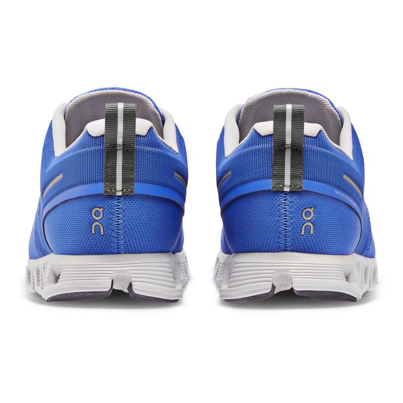 On Running Cloud 5 Waterproof Men's Life Shoes Cobalt | Glacier Blue | JZVMS-5129