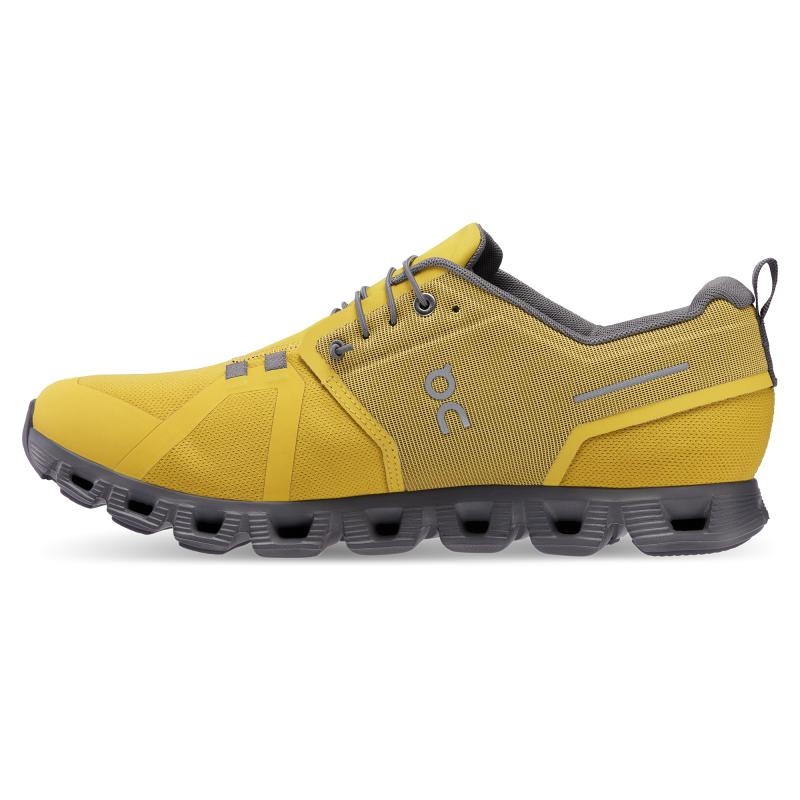 On Running Cloud 5 Waterproof Men's Life Shoes Mustard | Rock Yellow | CBEPK-3527