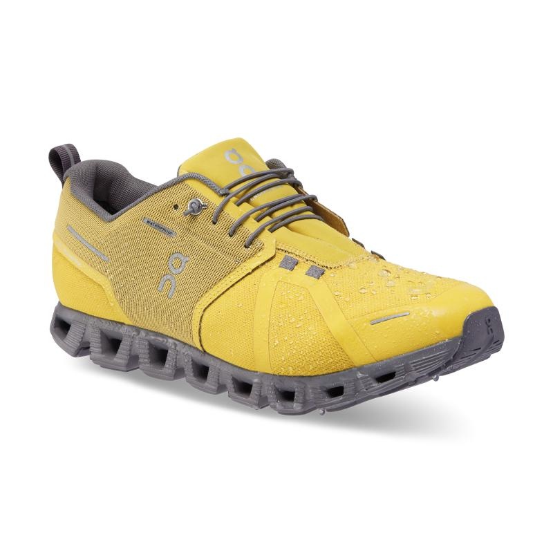 On Running Cloud 5 Waterproof Men's Life Shoes Mustard | Rock Yellow | CBEPK-3527