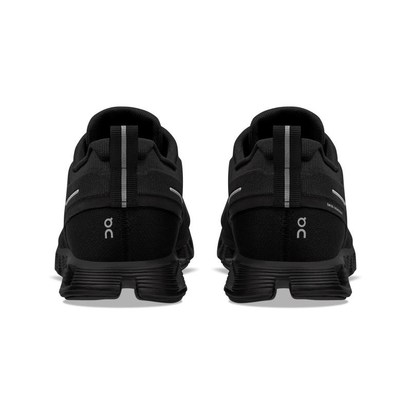 On Running Cloud 5 Waterproof Women's Lifestyle Shoes All Black | YIMTS-8510