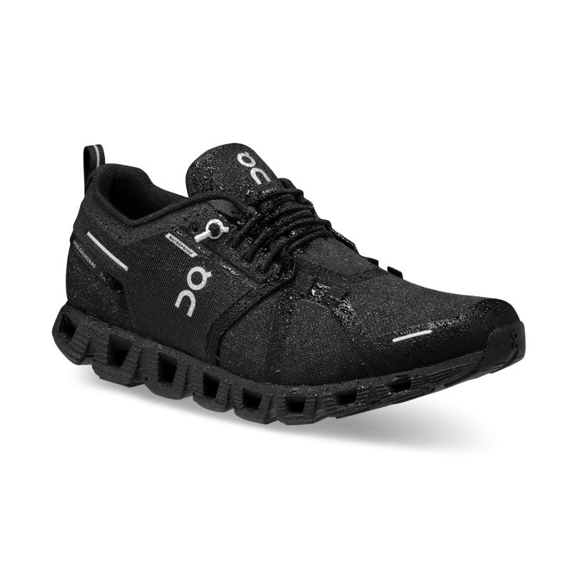 On Running Cloud 5 Waterproof Women's Lifestyle Shoes All Black | YIMTS-8510