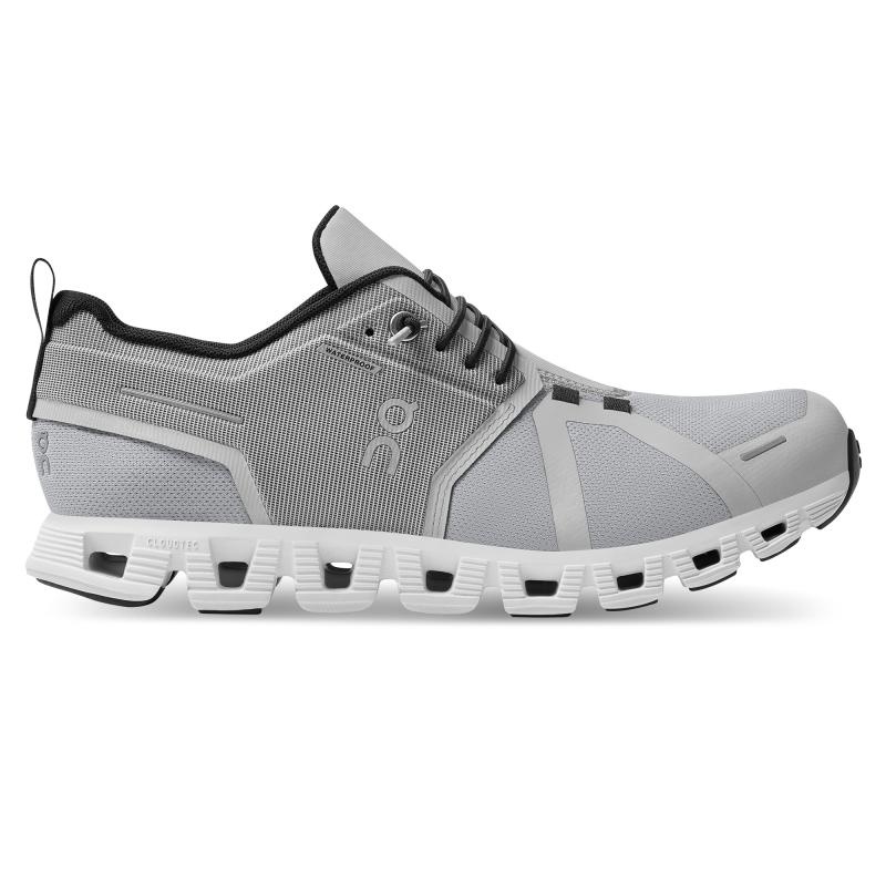 On Running Cloud 5 Waterproof Women\'s Lifestyle Shoes Glacier | White | RGJWD-7530