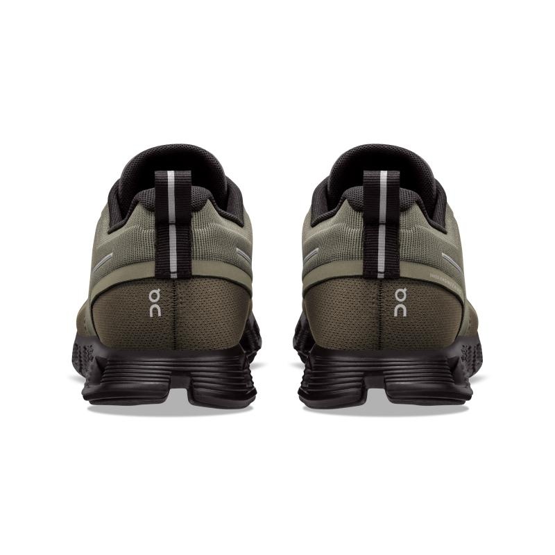 On Running Cloud 5 Waterproof Women's Lifestyle Shoes Olive | Black | ZJLRE-8516