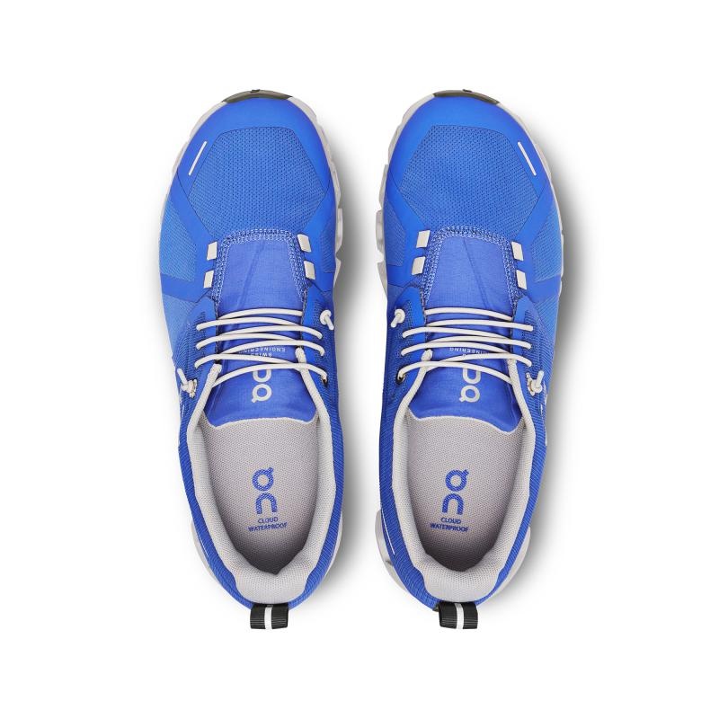 On Running Cloud 5 Waterproof Women's Lifestyle Shoes Cobalt | Glacier Blue | UOCHS-2356