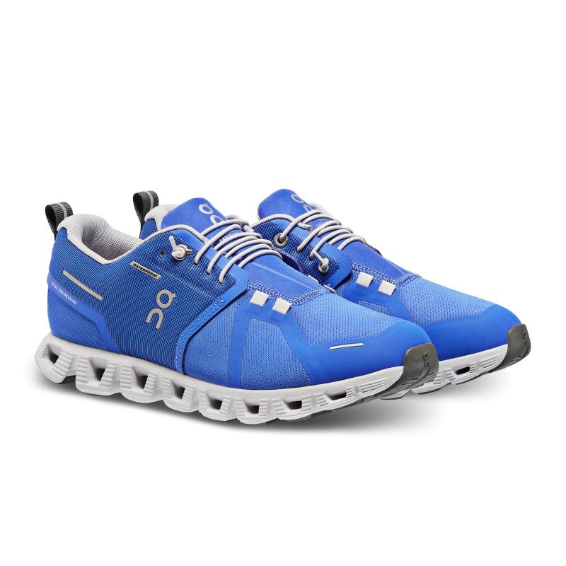 On Running Cloud 5 Waterproof Women's Lifestyle Shoes Cobalt | Glacier Blue | UOCHS-2356