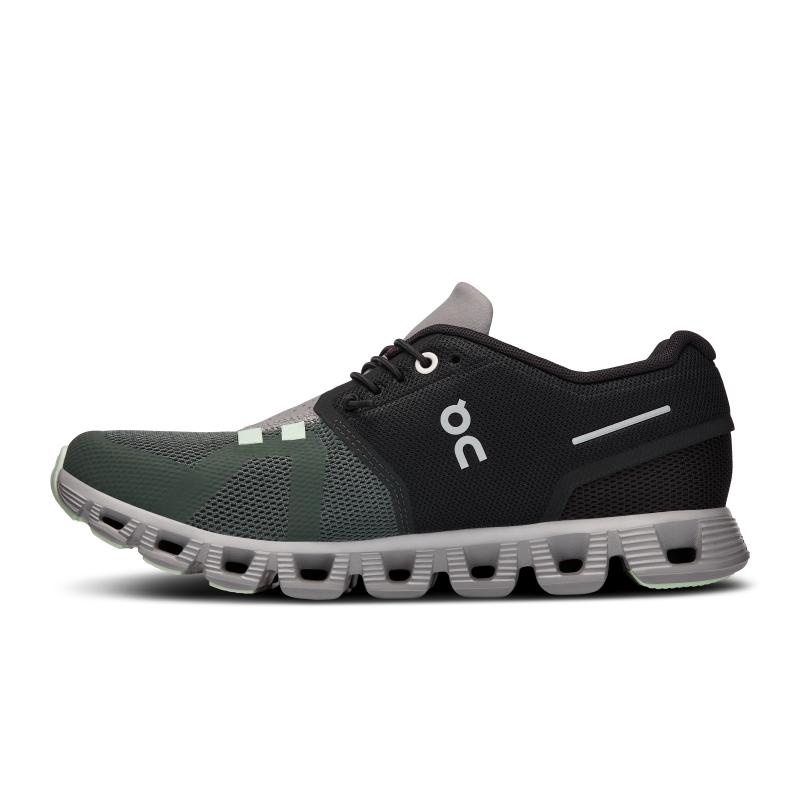 On Running Cloud 5 Women's Lifestyle Shoes Black | Lead | CPOZY-1579