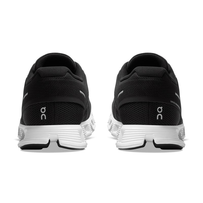 On Running Cloud 5 Women's Lifestyle Shoes Black | White | SVWUY-5419