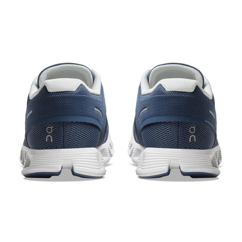 On Running Cloud 5 Women's Lifestyle Shoes Denim | White | XTALF-8013