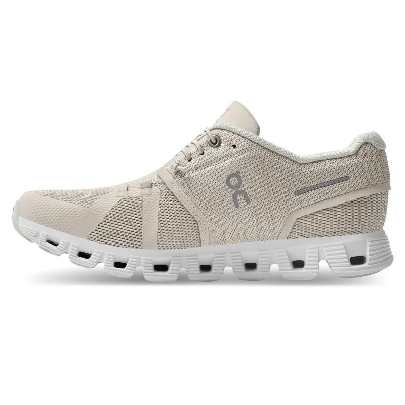 On Running Cloud 5 Women's Lifestyle Shoes Pearl | White | CZLMY-7324