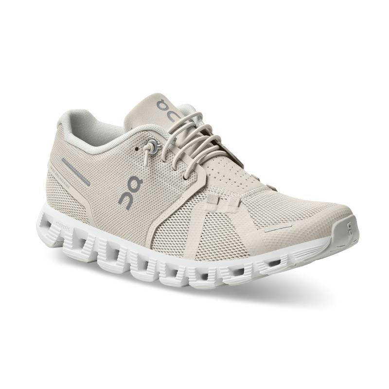 On Running Cloud 5 Women's Lifestyle Shoes Pearl | White | CZLMY-7324