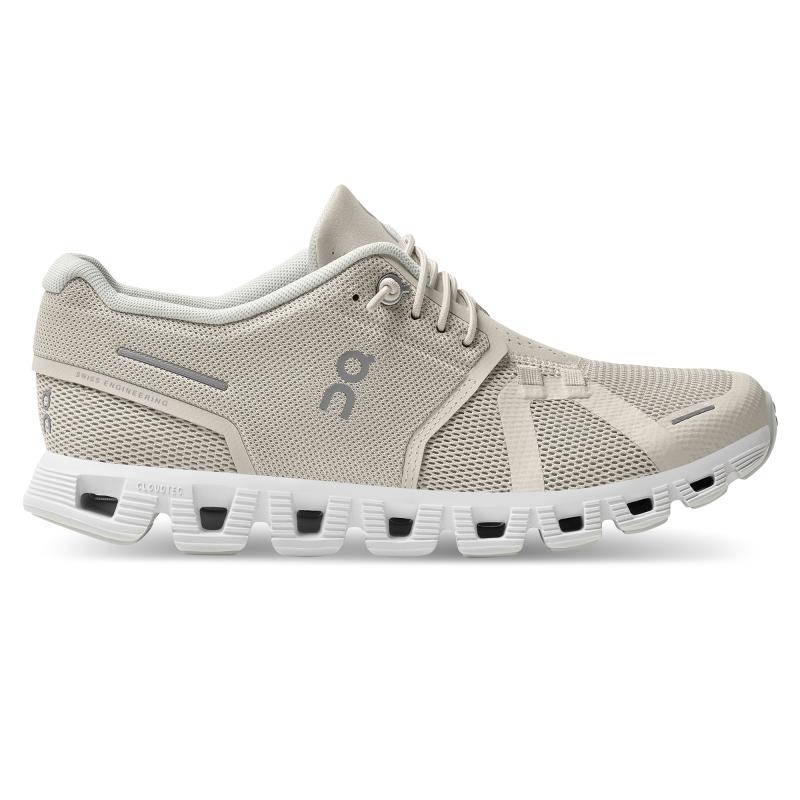 On Running Cloud 5 Women\'s Lifestyle Shoes Pearl | White | CZLMY-7324