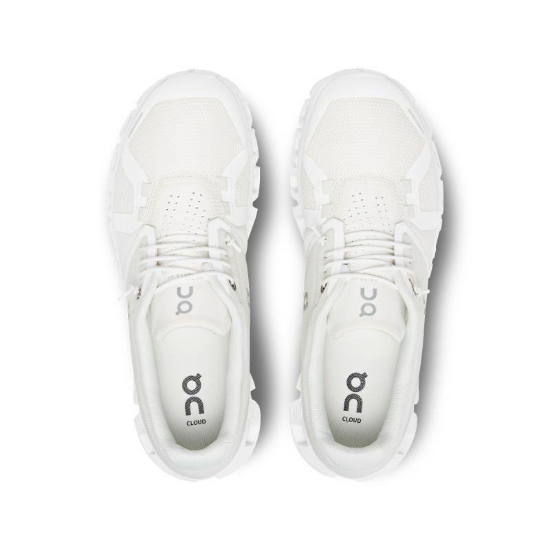 On Running Cloud 5 Women's Lifestyle Shoes Undyed-White | White | BYAFG-1760