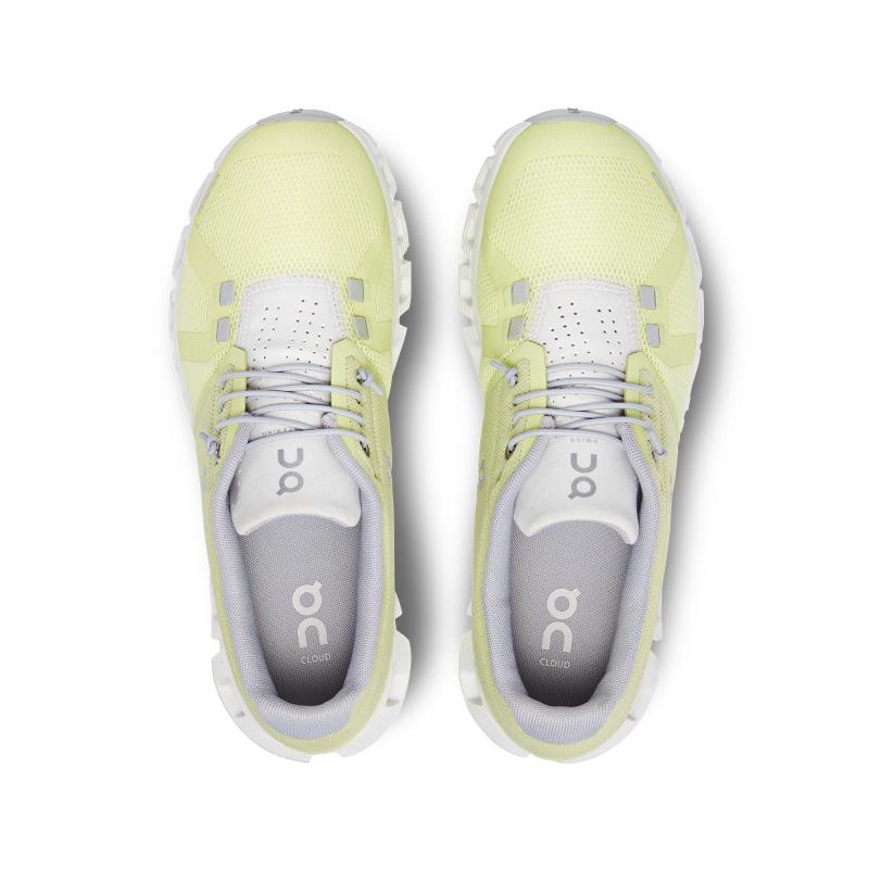 On Running Cloud 5 Women's Lifestyle Shoes Hay | Frost Yellow | NVDYI-3029