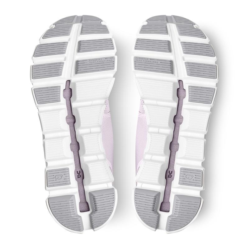 On Running Cloud 5 Women's Lifestyle Shoes Lily | Frost Purple | YVFCG-8942