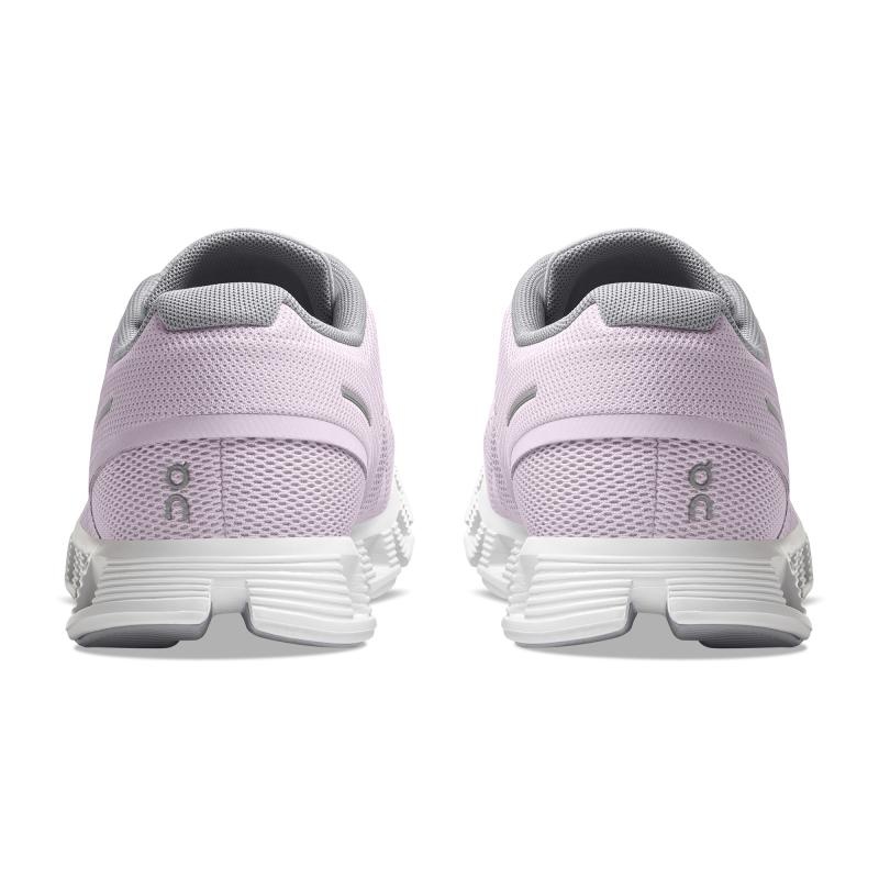 On Running Cloud 5 Women's Lifestyle Shoes Lily | Frost Purple | YVFCG-8942