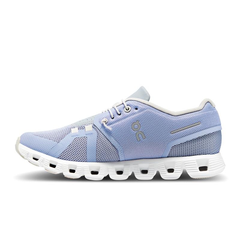 On Running Cloud 5 Women's Travel Shoes Nimbus | Alloy Blue | OFIUT-2093