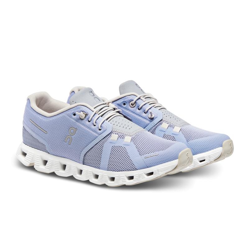 On Running Cloud 5 Women's Travel Shoes Nimbus | Alloy Blue | OFIUT-2093