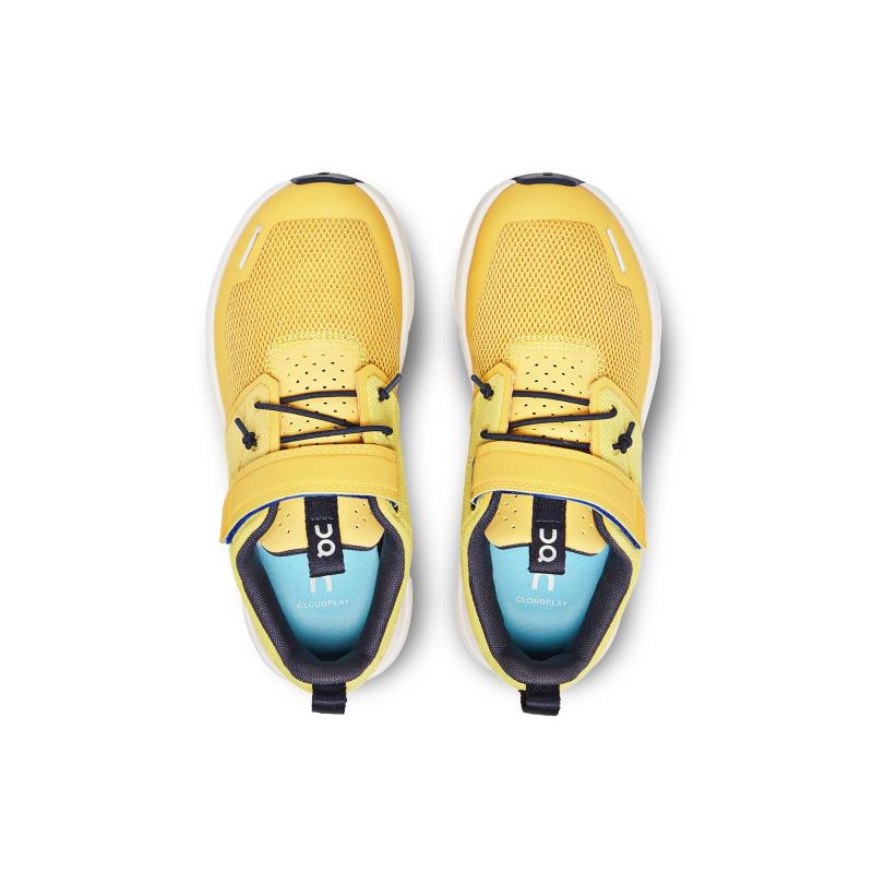 On Running Cloud Play Kids' Running Sneaker Mustard | White | MLOVF-0421