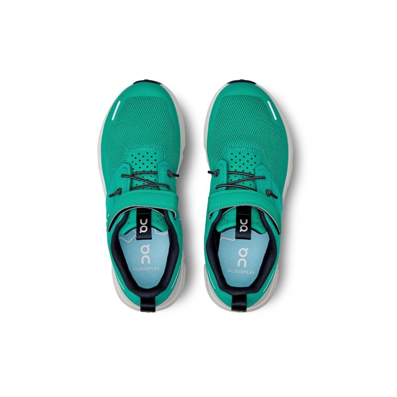 On Running Cloud Play Kids' Running Sneaker Mint | Acai Green | SOGUQ-5319