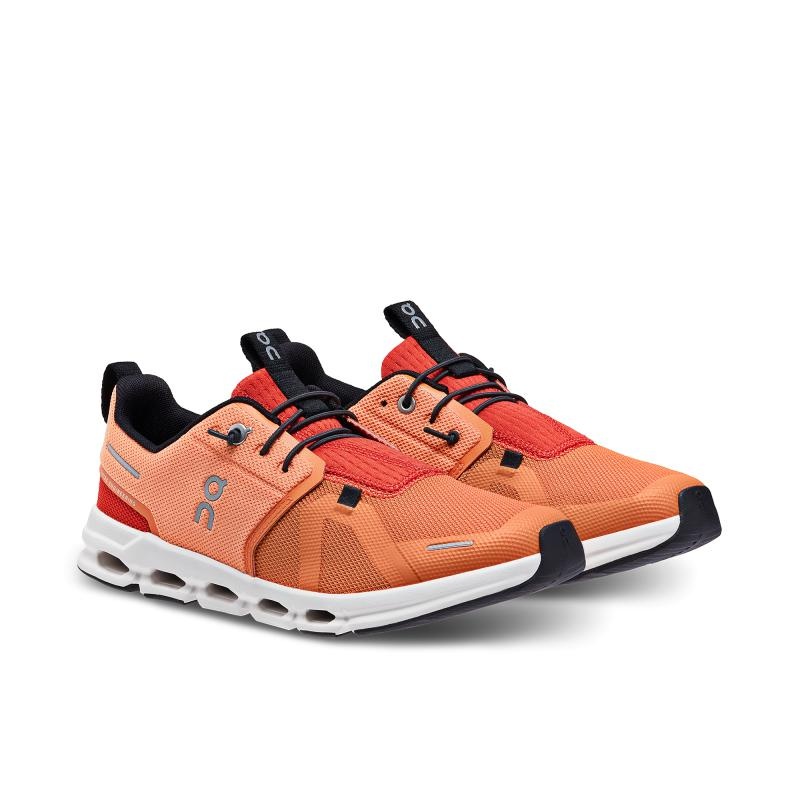 On Running Cloud Sky Kids' Running Sneaker Orange | Red | QPBUK-1358