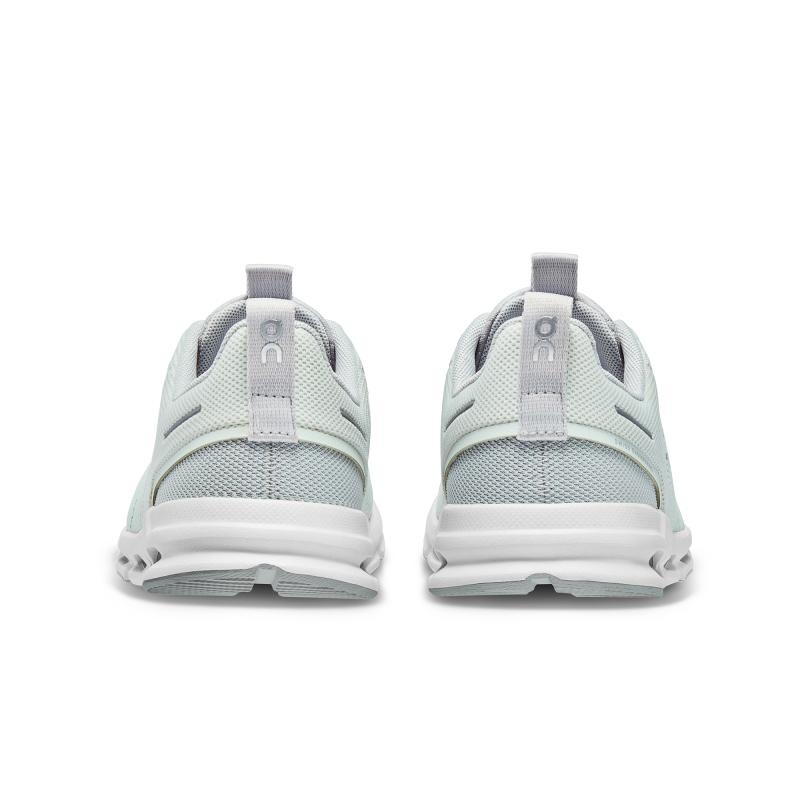 On Running Cloud Sky Kids' Running Sneaker Ice | Glacier Khaki | KIVZM-9762