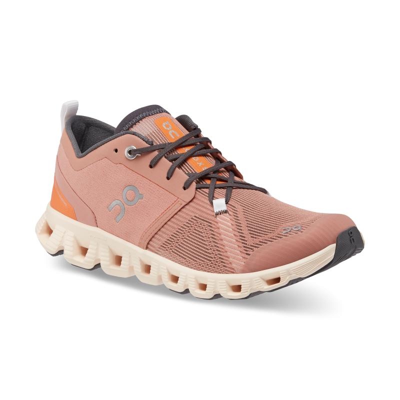 On Running Cloud X 3 Shift Women's Lifestyle Shoes Cork | Fawn Coral | PYGQU-1528